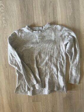 J. Crew Heather Gray Crewneck Sweater